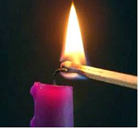 purple candle